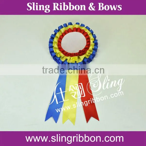 Handmade Ribbon Rosette Medal And Ribbon