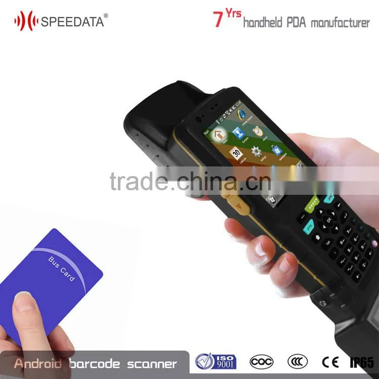 Android WIN CE/Mobile handheld terminal with barcode rfid reader printer wifi GPS GSM IP65