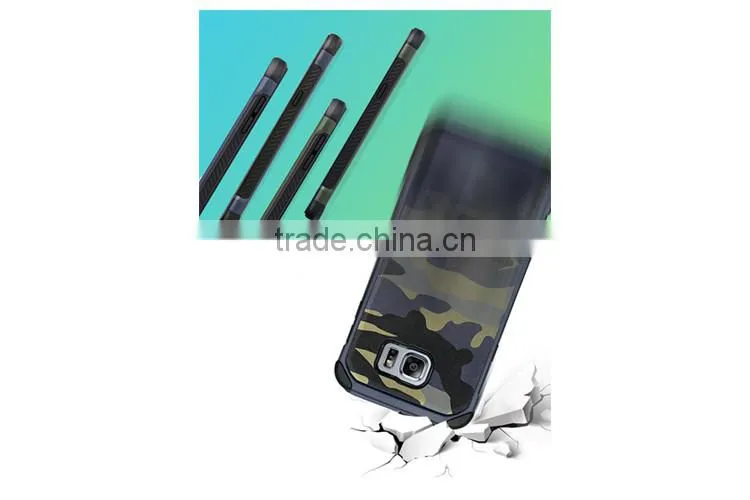 Shenzhen Factory Supplier oem camouflage cell phone case for samsung note 7