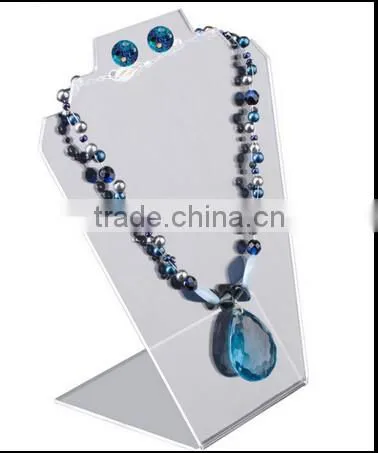 acrylic necklace display , necklace stand