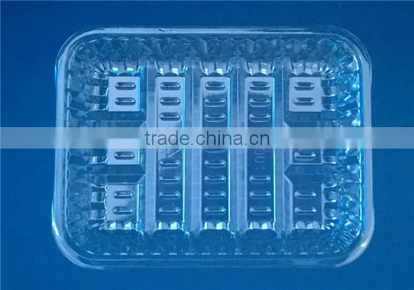 supermarket consumable item PET tray for