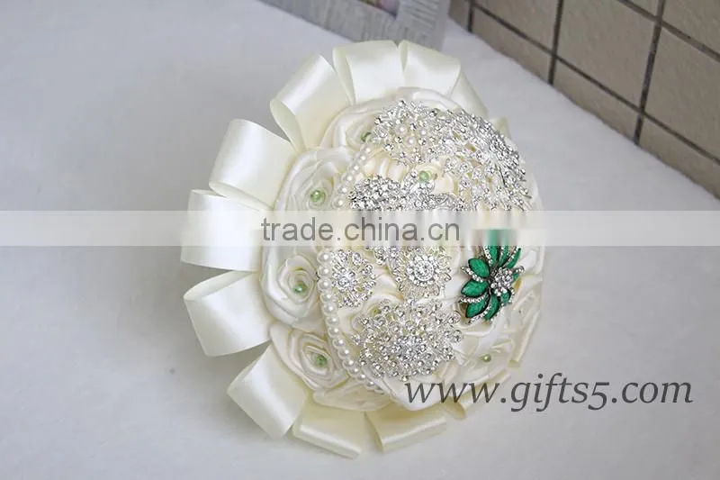 2016 latest handmade silk flower wedding bouquets