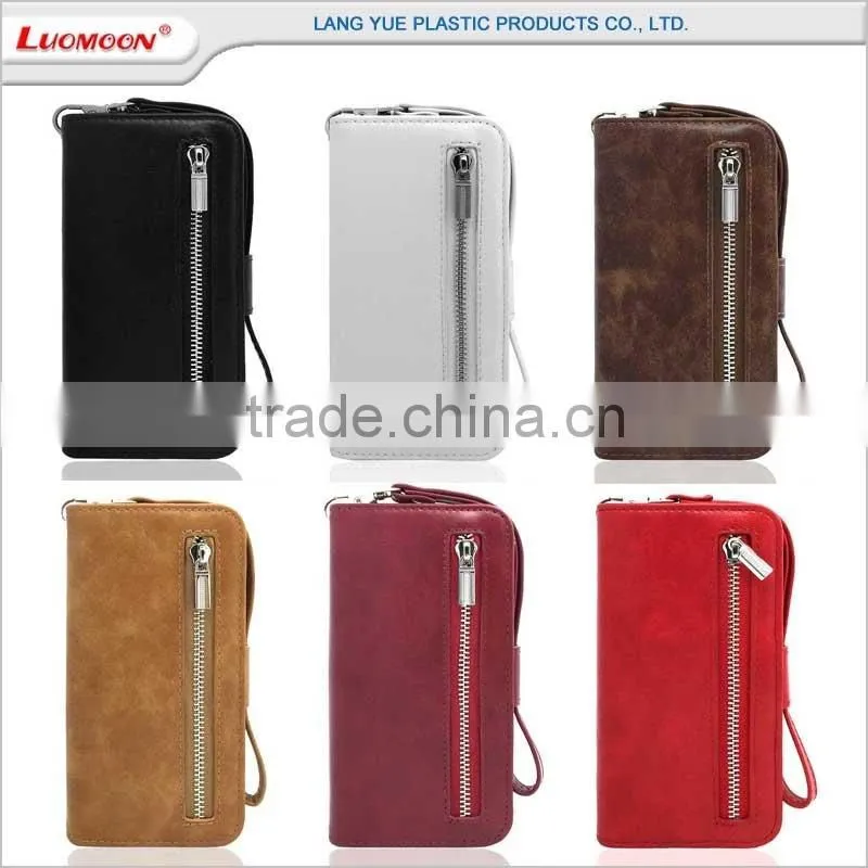 retro style wit zipper stand function pu leather flip case cover for lg L3/E400 L40/D170/L35 D680/D686