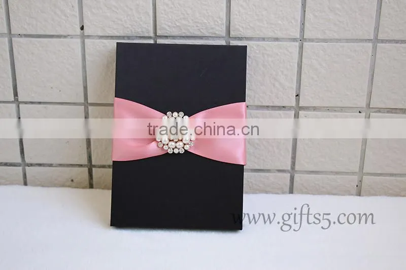 Unique Wedding Invitations Box with brooch