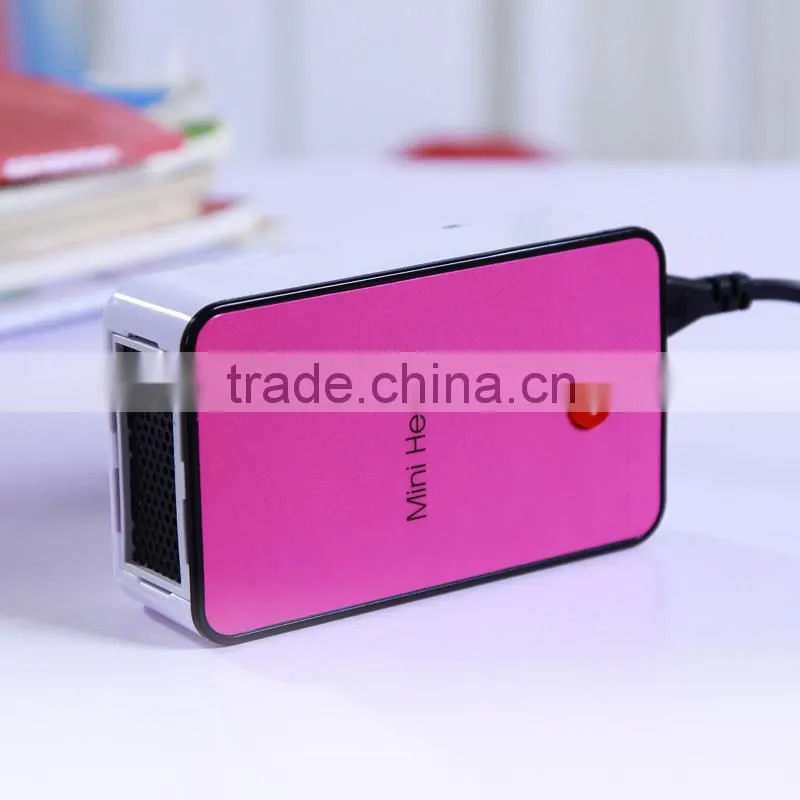 Creative gifts mini air blower with heater