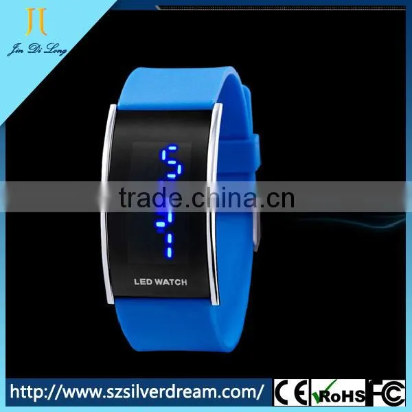 Mens Watches Stainless Steel Back Water Resistant led Watch