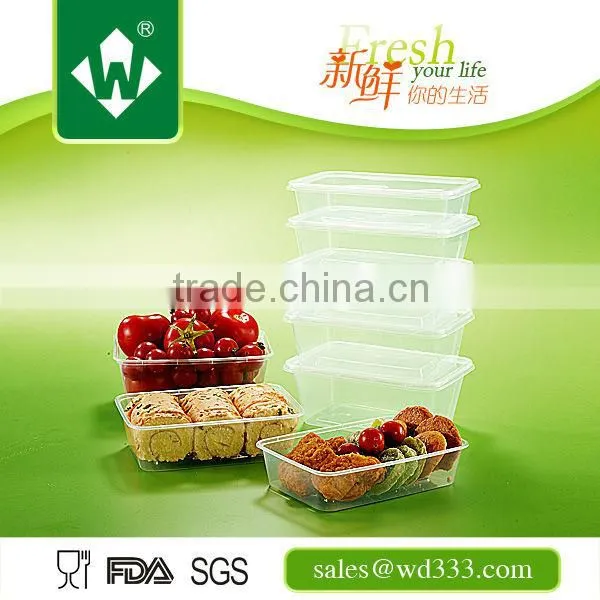 Disposable Cheap Plastic Food Storage Container