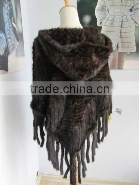 wholesale women's mink fur cape MKS1
