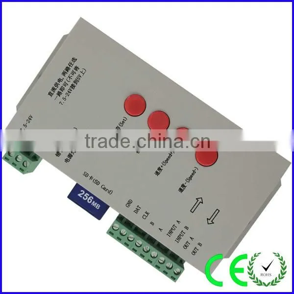 WS2811 WS2812 WS2801 pixel led controller full color programmable sd card led controller