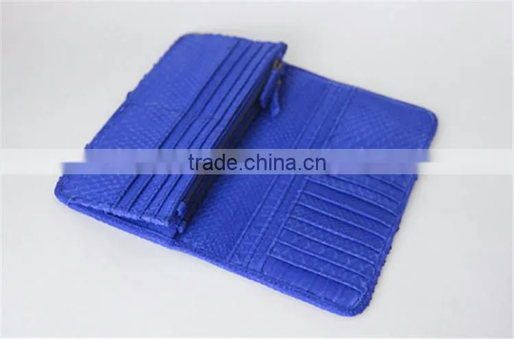 Custom New Python Snake Skin Genuine Leather Women Wallet 2015