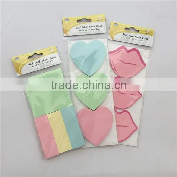 popular 2015 hot sell wholesale eco-friendly products sticky notes memo pad