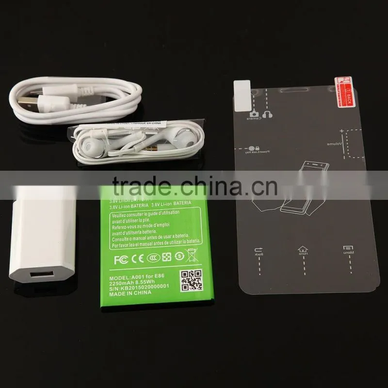 TIMMY E86 Smartphone Android 4.4 MTK6582 Quad Core 5.5 Inch HD Screen 1GB 8GB