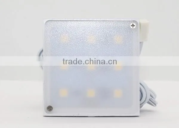 Super Slim 2.5W Cabinet LED Light DC12V Square Shape