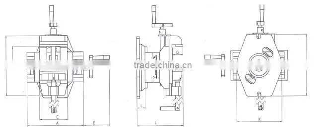 Cross slide Vice with Swivel Bench for Milling and Drilling Machine