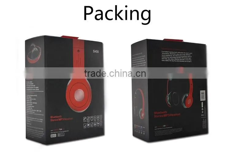 China SNHALSAR Bluetooth headphone S450, Bluetooth 4.0 Headset, BT headphone