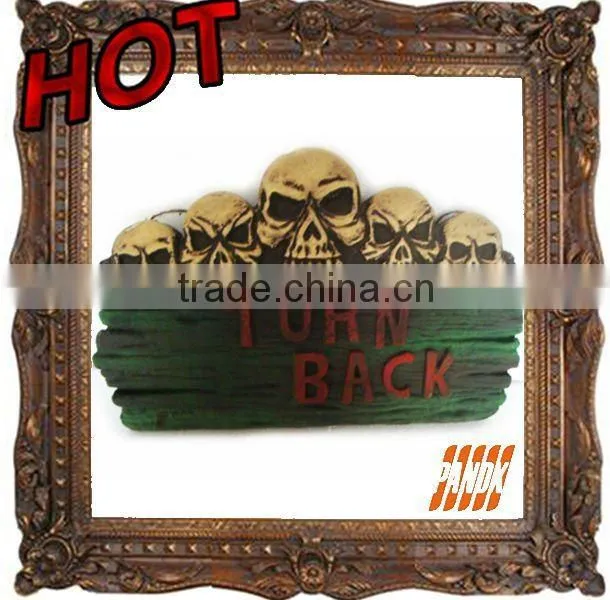 Halloween props hanging sign