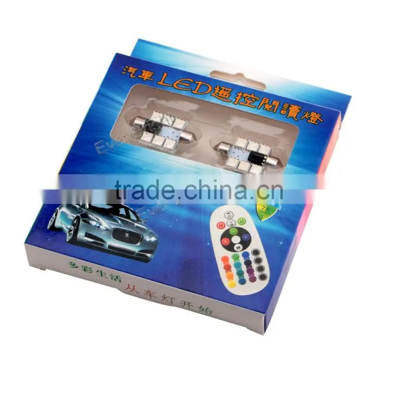 High quality rgb led dmx festoon light 5050 6smd 36MM/41MM RGB LED Light