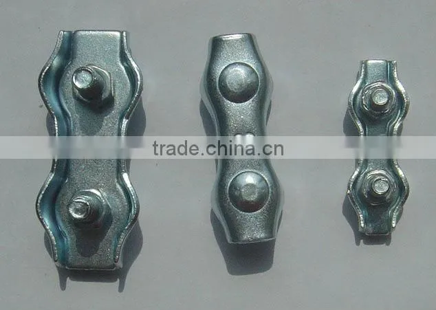 Galvanized steel fixing clips/hardware for cable