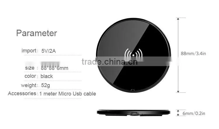 Wireless mobile phone charger used for samsung for huawei and smartphone