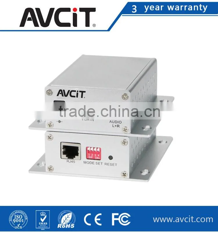 VGA Extender over UTP / over optic fiber CAT5 CAT5-E CAT6 CAT6-E, 150m distance VGA extender