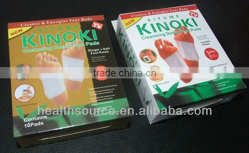 kinoki foot patches FDA/CE certificate with paper foot pads