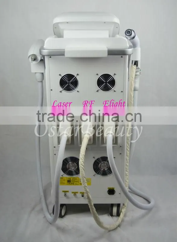 Fashionable 3 in 1 multifunctional beauty equipment elight yag laser NE 01