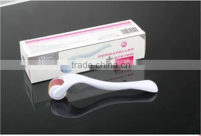 Professional Titanium Microneedling Derma Roller 540 with full sizes 0.2- 3mm