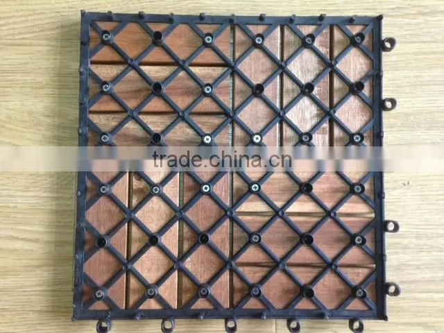 Wood decking/Interlocking outdoor deck tiles , Wood garden deck tiles, Garden tiles