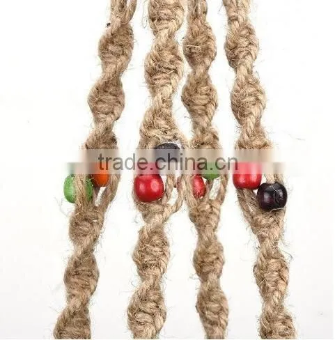 Wholesale 2016 Colorful Hanging Basket Plant Hanger Holders Large for Indoor and Outdoor Jute Rope 48 Inch
