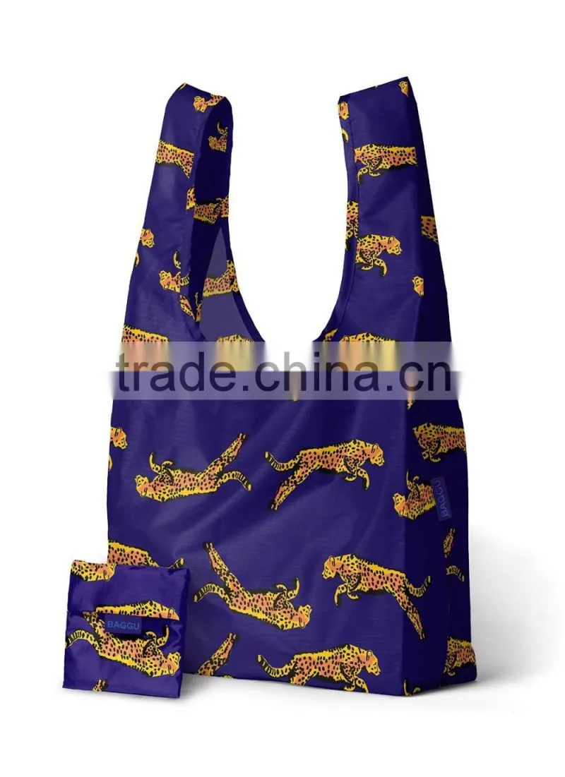 Folding Pouch Storage Bag Reusable Shopping Shoulder Tote Handbag Grocery Bags