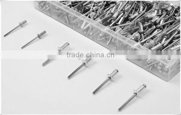 TC BV Certification 400pc Hardware Assorted Aluminum Rivets Kit