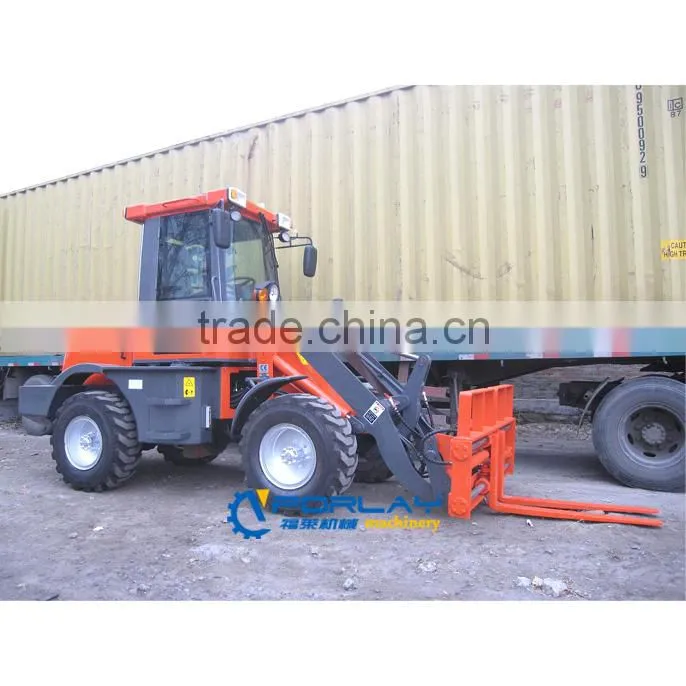 ZL-10F model mini compact wheel loader for sale with CE certificate