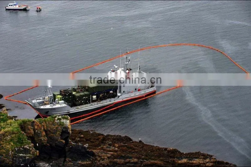 PVC 750mm oil spill containment boom