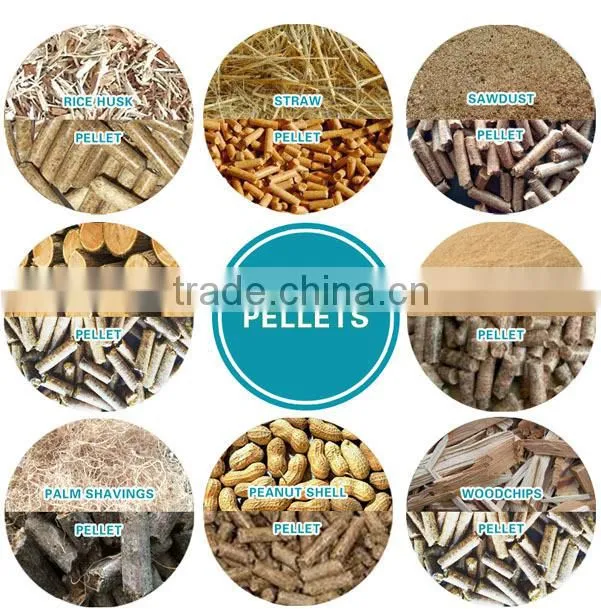 2016 Manufactory outlet High Efficiency Ring die Biomass wood pellet machine for sale