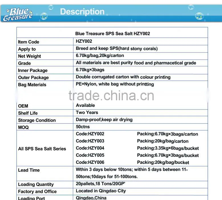 6.7KG Mix 50Gallon Salt Water Aquarium Reef Salt Fish Tank Lighting LED