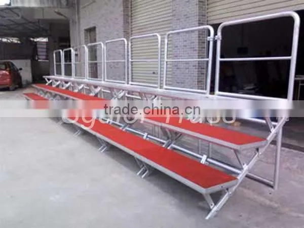 Folding aluminum chorus stage for taking photo and chorus singing