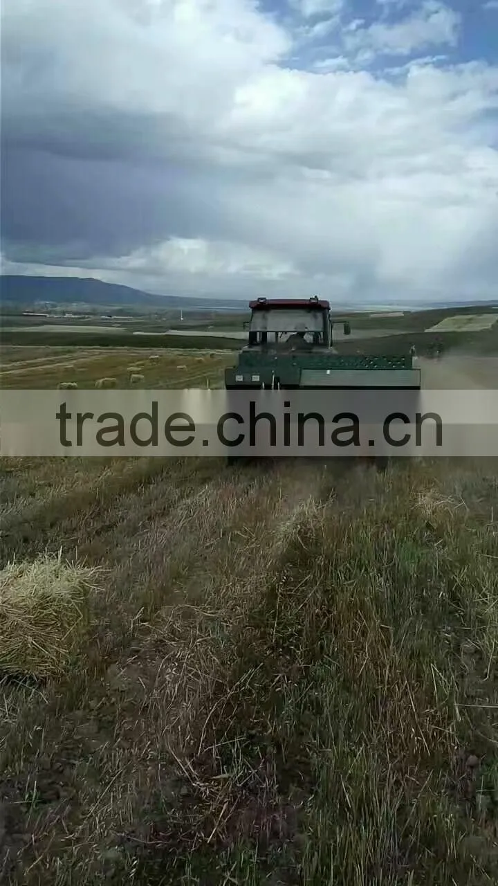 Grass Mower with Swather and Rectangular Baler