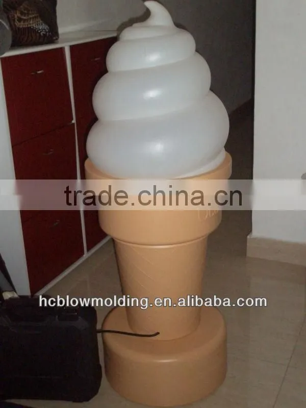 OEM blow molding plastic Ice-cream tank light display billboards Huizhou Factory