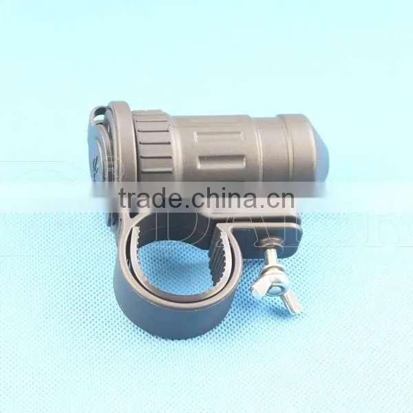 Double Port Motorcycle Car USB Charger Socket With Waterproof Cover