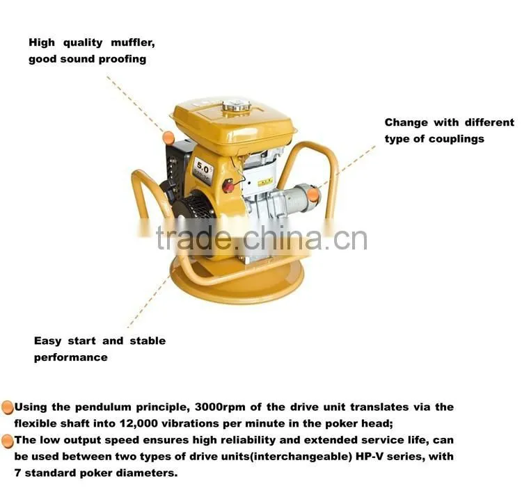 Surface Concrete Vibrator/Gasoline Surface Concrete Vibrator Model SV38