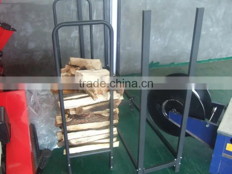 Metal log rack firewood log rack