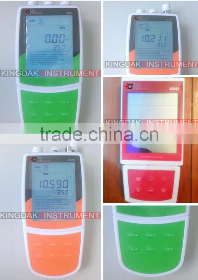 KINGDAK221 high quality/economic Portable pH/ORP Meter
