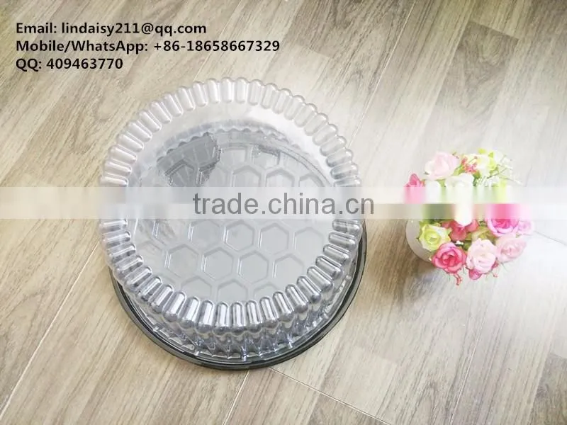 10" inch Accept Custom Order and BOPS Plastic Type plastic birthday cake box