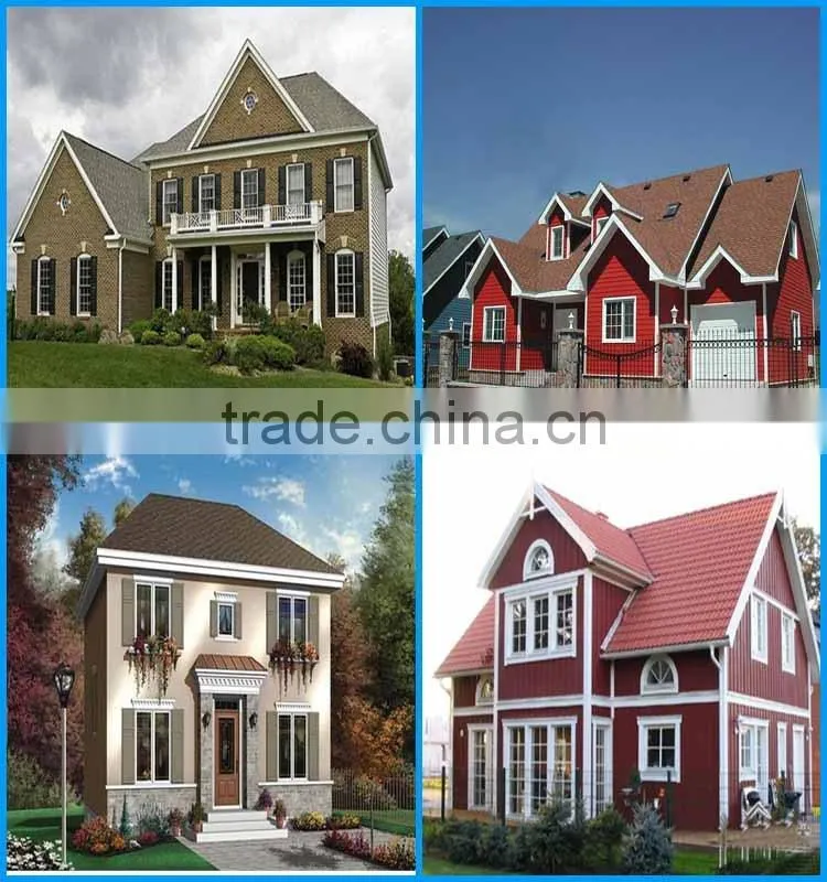 2015 new cheap modern light steel Structure Prefabricated House and Villa