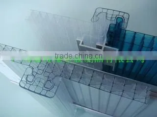 UV protection polycarbonate hollow sheet for swimming pool cove
