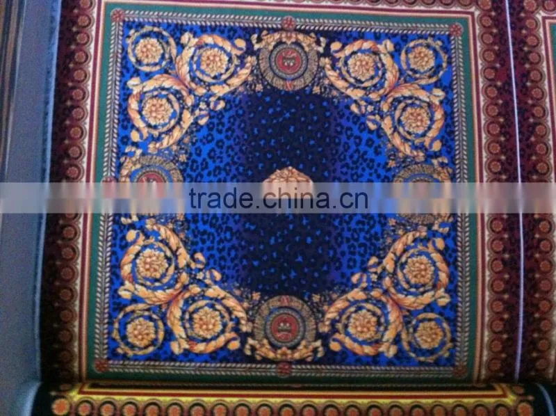 Italian Style Vanity Crown Leopard Wall Decoration/Barocco Leopard Classic Blue Velvet Home Decoration With Oil Painting Frame