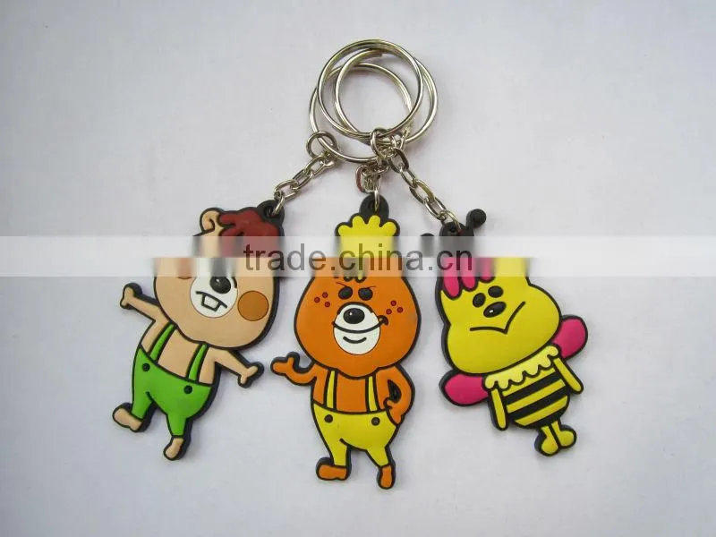 PVC keychain 3D logo
