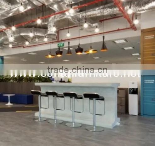 New design solid surface custom sized made restaurant/pub/cafe bar counter