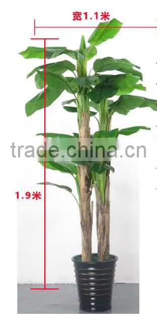 indoor artificial banana tree bonsai potted plants for sale
