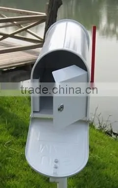 New Modern American style stainless steel mailbox iron plate mailbox